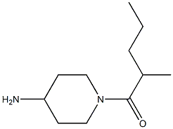 1-(4-aminopiperidin-1-yl)-2-methylpentan-1-one Struktur