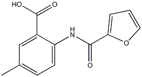 2-(2-furoylamino)-5-methylbenzoic acid Struktur