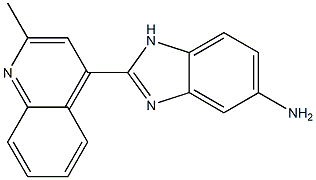 2-(2-methylquinolin-4-yl)-1H-1,3-benzodiazol-5-amine Struktur