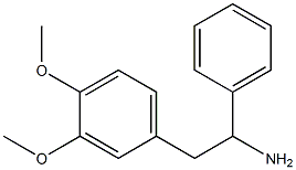 2-(3,4-dimethoxyphenyl)-1-phenylethanamine Struktur