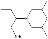 2-(3,5-dimethylpiperidin-1-yl)butan-1-amine Struktur