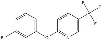 2-(3-bromophenoxy)-5-(trifluoromethyl)pyridine Struktur