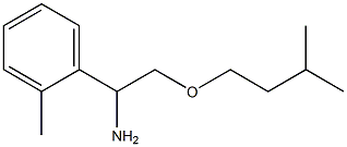 2-(3-methylbutoxy)-1-(2-methylphenyl)ethan-1-amine Struktur