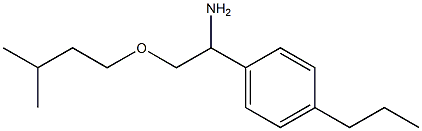 2-(3-methylbutoxy)-1-(4-propylphenyl)ethan-1-amine Struktur