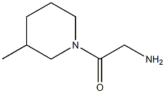 2-(3-methylpiperidin-1-yl)-2-oxoethanamine Struktur