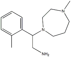 2-(4-methyl-1,4-diazepan-1-yl)-2-(2-methylphenyl)ethan-1-amine Struktur