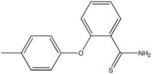 2-(4-methylphenoxy)benzene-1-carbothioamide Struktur