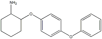 2-(4-phenoxyphenoxy)cyclohexan-1-amine Struktur