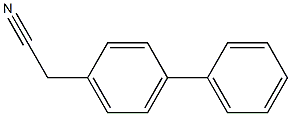 2-(4-phenylphenyl)acetonitrile Struktur