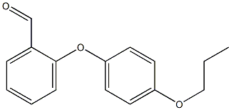 2-(4-propoxyphenoxy)benzaldehyde Struktur