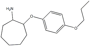 2-(4-propoxyphenoxy)cycloheptan-1-amine Struktur