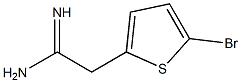 2-(5-bromothien-2-yl)ethanimidamide Struktur