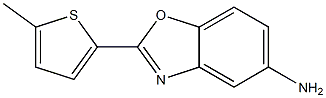 2-(5-methylthien-2-yl)-1,3-benzoxazol-5-amine Struktur