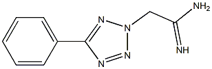 2-(5-phenyl-2H-1,2,3,4-tetrazol-2-yl)ethanimidamide Struktur