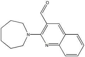 2-(azepan-1-yl)quinoline-3-carbaldehyde Struktur