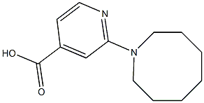 2-(azocan-1-yl)pyridine-4-carboxylic acid Struktur