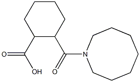 2-(azocan-1-ylcarbonyl)cyclohexane-1-carboxylic acid Struktur