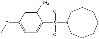 2-(azocane-1-sulfonyl)-5-methoxyaniline Struktur