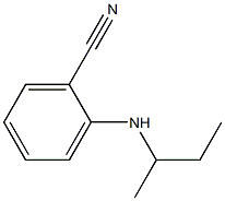 2-(butan-2-ylamino)benzonitrile Struktur