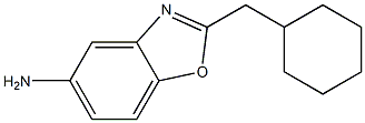 2-(cyclohexylmethyl)-1,3-benzoxazol-5-amine Struktur