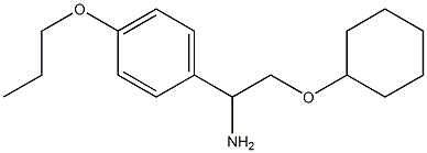 2-(cyclohexyloxy)-1-(4-propoxyphenyl)ethanamine Struktur