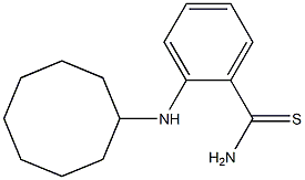 2-(cyclooctylamino)benzene-1-carbothioamide Struktur