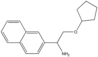 2-(cyclopentyloxy)-1-(2-naphthyl)ethanamine Struktur