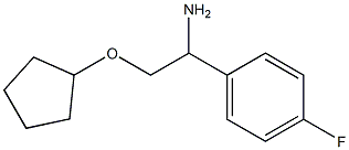 2-(cyclopentyloxy)-1-(4-fluorophenyl)ethanamine Struktur