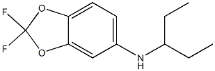 2,2-difluoro-N-(pentan-3-yl)-2H-1,3-benzodioxol-5-amine Struktur