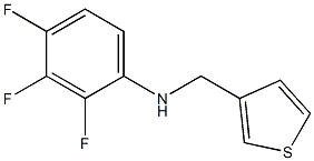 2,3,4-trifluoro-N-(thiophen-3-ylmethyl)aniline Struktur