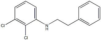 2,3-dichloro-N-(2-phenylethyl)aniline Struktur