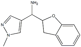 2,3-dihydro-1-benzofuran-2-yl(1-methyl-1H-pyrazol-4-yl)methanamine Struktur