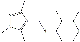 2,3-dimethyl-N-[(1,3,5-trimethyl-1H-pyrazol-4-yl)methyl]cyclohexan-1-amine Struktur