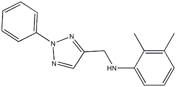 2,3-dimethyl-N-[(2-phenyl-2H-1,2,3-triazol-4-yl)methyl]aniline Struktur