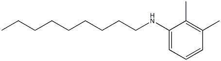 2,3-dimethyl-N-nonylaniline Struktur