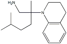 2,5-dimethyl-2-(1,2,3,4-tetrahydroquinolin-1-yl)hexan-1-amine Struktur