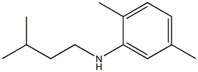 2,5-dimethyl-N-(3-methylbutyl)aniline Struktur