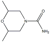 2,6-dimethylmorpholine-4-carboxamide Struktur