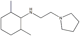 2,6-dimethyl-N-[2-(pyrrolidin-1-yl)ethyl]cyclohexan-1-amine Struktur