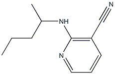 2-[(1-methylbutyl)amino]nicotinonitrile Struktur