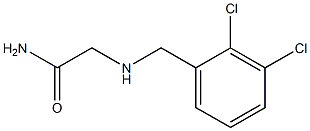 2-[(2,3-dichlorobenzyl)amino]acetamide Struktur