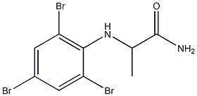 2-[(2,4,6-tribromophenyl)amino]propanamide Struktur