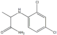 2-[(2,4-dichlorophenyl)amino]propanamide Struktur