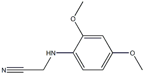 2-[(2,4-dimethoxyphenyl)amino]acetonitrile Struktur