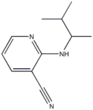 2-[(3-methylbutan-2-yl)amino]pyridine-3-carbonitrile Struktur