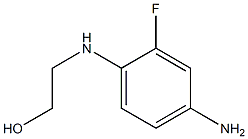 2-[(4-amino-2-fluorophenyl)amino]ethan-1-ol Struktur