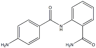 2-[(4-aminobenzoyl)amino]benzamide Struktur