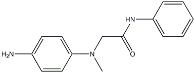 2-[(4-aminophenyl)(methyl)amino]-N-phenylacetamide Struktur