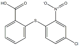 2-[(4-chloro-2-nitrophenyl)sulfanyl]benzoic acid Struktur