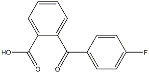 2-[(4-fluorophenyl)carbonyl]benzoic acid Struktur